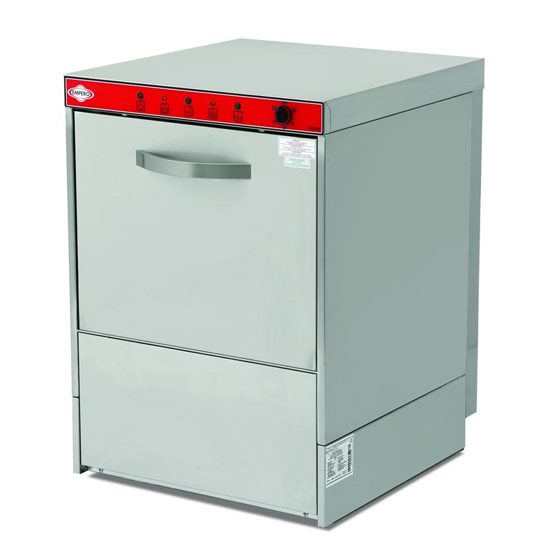 Empero EMP.500-F Drenaj - Parlatıcı - Deterjan Pompalı Set Altı Bulaşık Makinesi, 50x50 cm Sepetli