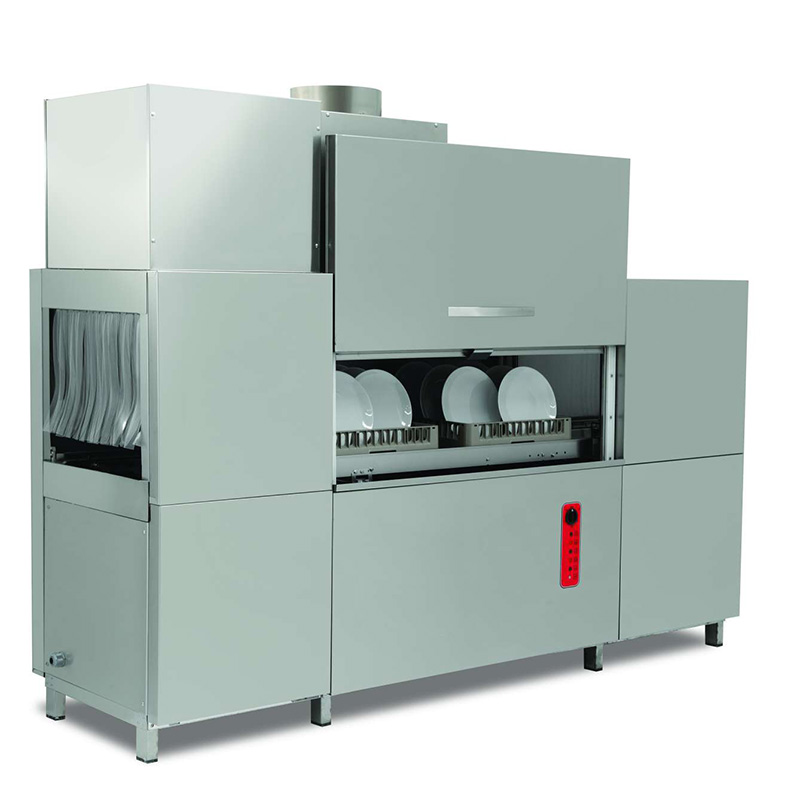 Empero EMP 3000 SOL L Konveyörlü Bulaşık Makinesi, Kurutma Tünelli, Ön Yıkamalı