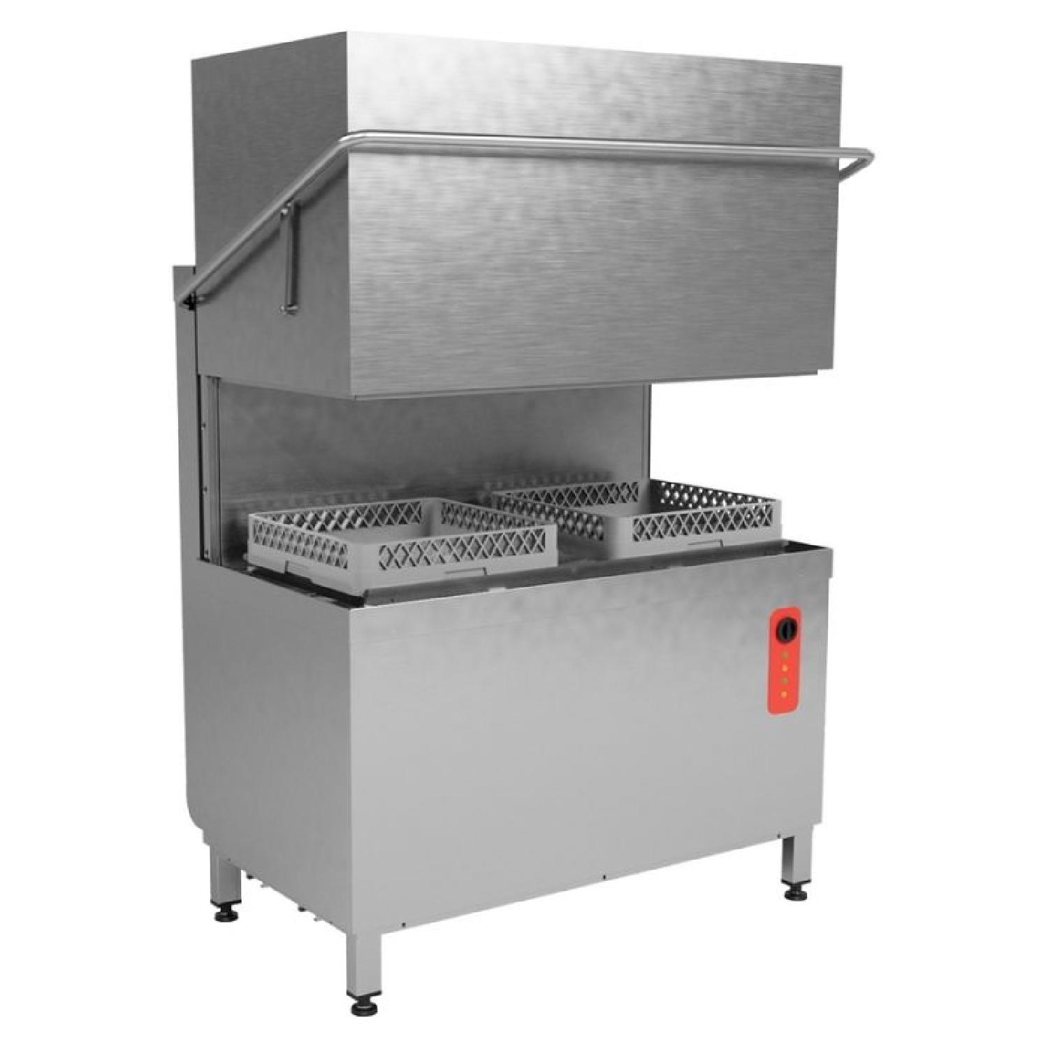 Empero EMP.2000-F Giyotin Tip Bulaşık Makinesi 380V Deterjan Ve Parlatıcı Pompalı 2000 Tabak/Saat